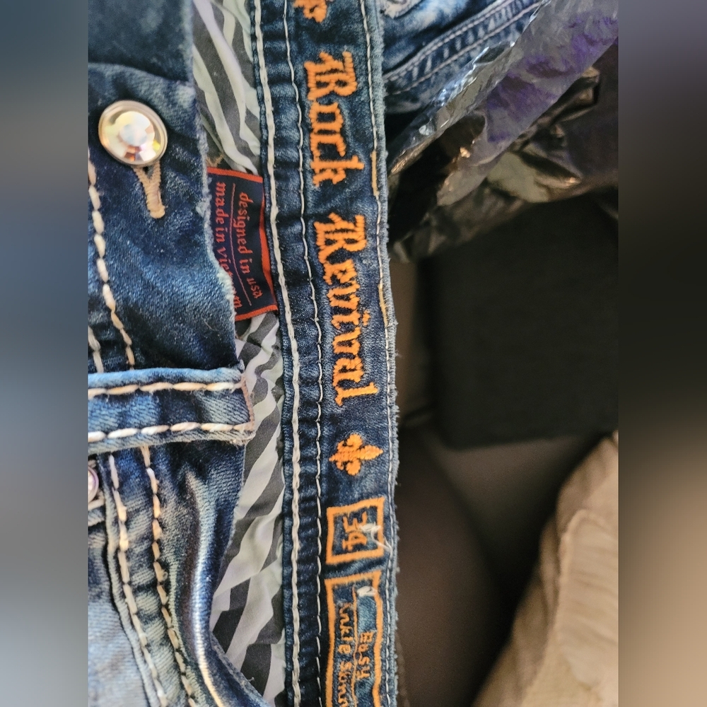 Womens Rock Revival skinny ankle jeans